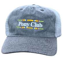 Load image into Gallery viewer, Mesh Ball Cap / Hat - Pony Club Color Bar Logo