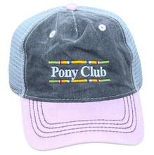 Load image into Gallery viewer, Mesh Ball Cap / Hat - Pony Club Color Bar Logo