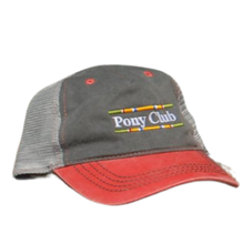 Load image into Gallery viewer, Mesh Ball Cap / Hat - Pony Club Color Bar Logo