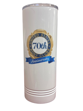 Load image into Gallery viewer, 70th Anniversary Skinny Tumbler
