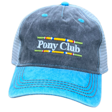 Load image into Gallery viewer, Mesh Ball Cap / Hat - Pony Club Color Bar Logo
