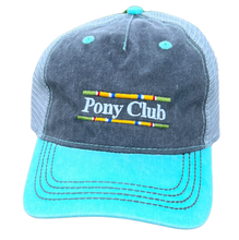 Load image into Gallery viewer, Mesh Ball Cap / Hat - Pony Club Color Bar Logo
