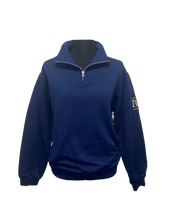 Load image into Gallery viewer, Cadet Collar Quarter-Zip Sweatshirt
